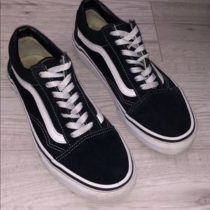 Vans Black Suede Leather Old School